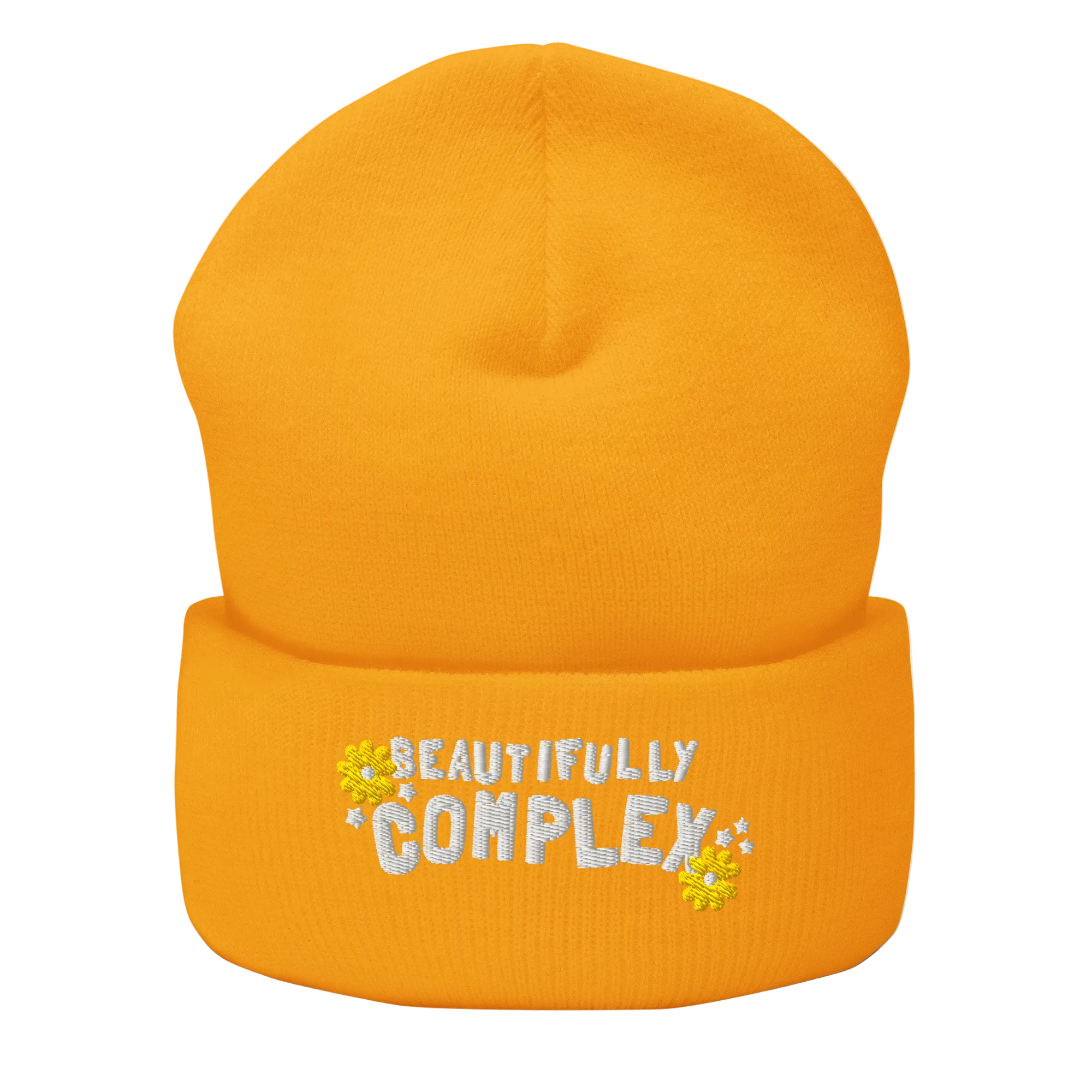Daisies Cuffed Beanie | Shop Beautifully Complex by Baylen Dupree